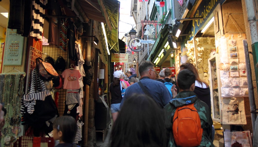 Mont-Saint-Michel - Gasse zur Abtei