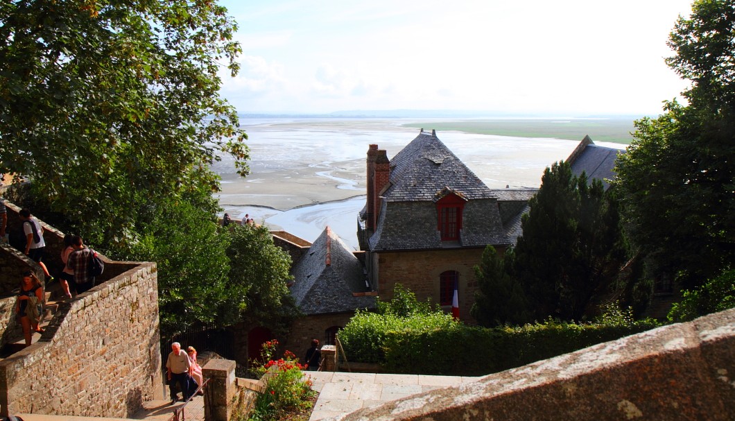 Mont-Saint-Michel - an der Abtei