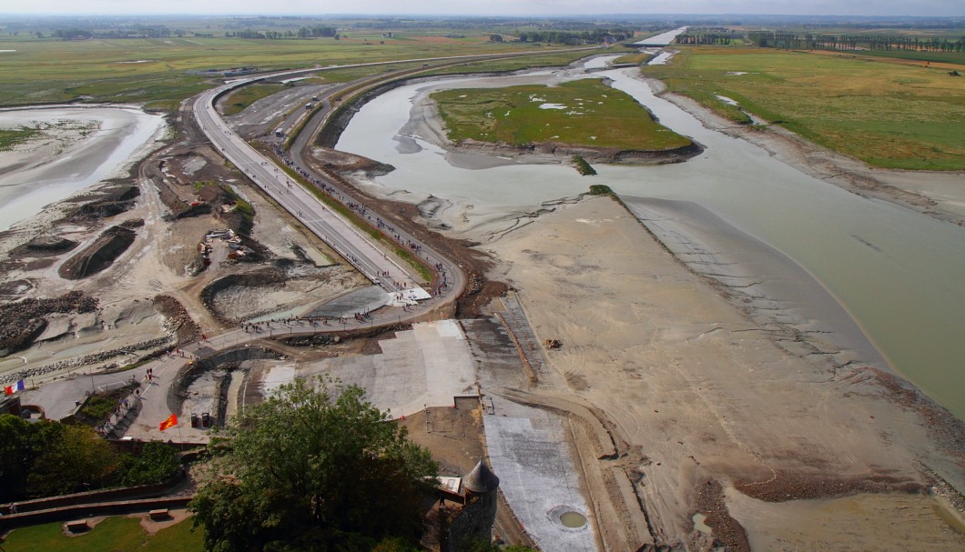 Mont-Saint-Michel - Baustelle 2014