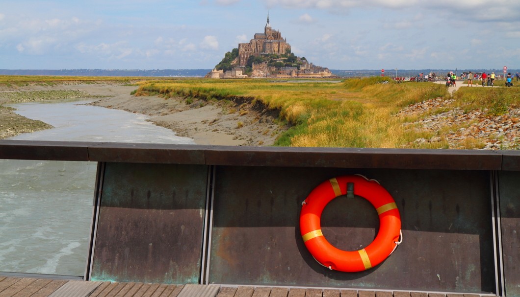 Mont-Saint-Michel - Blick von der Schleuse