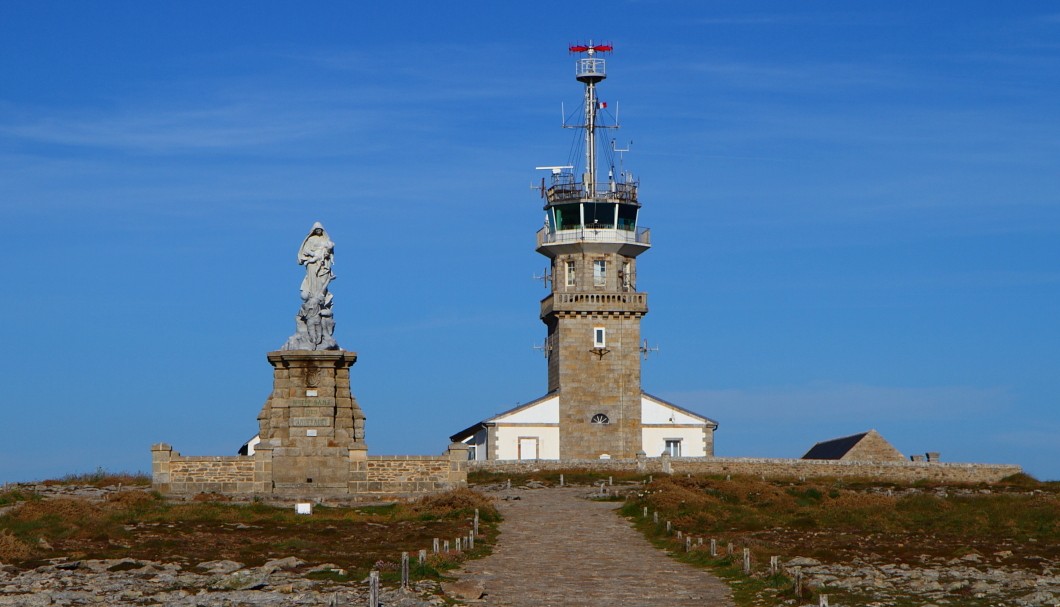 Die Pointe du Raz - Station mit Marienstatue