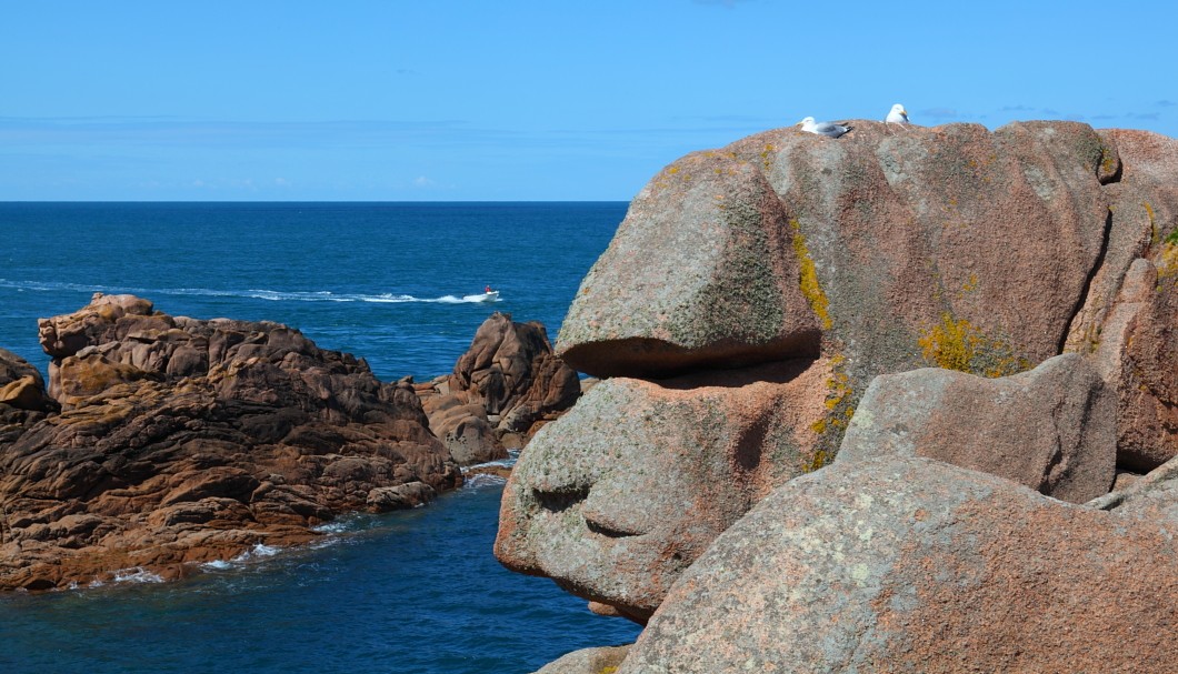 Bretagne Rosa Granitküste - Côte de Granit Rose