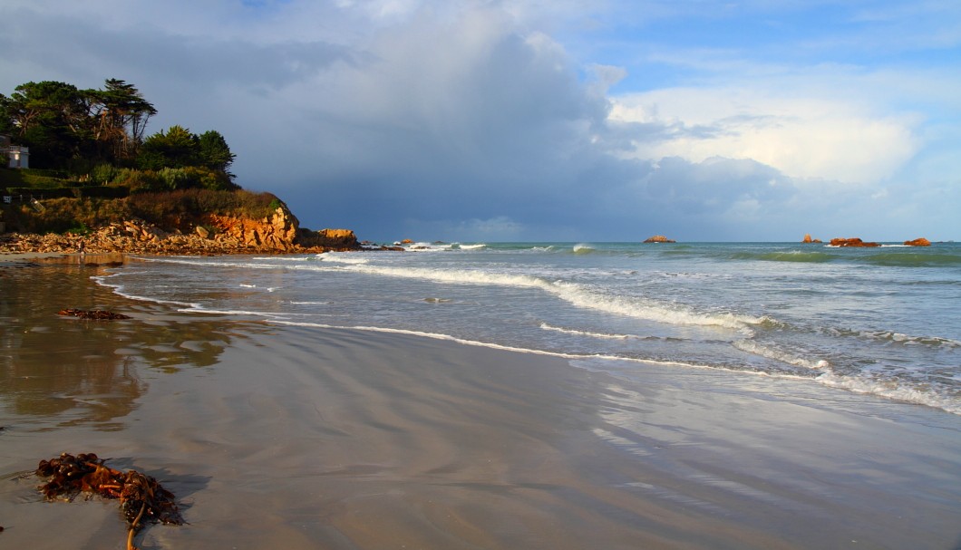 Bretagne Nordküste: Strand an der Pointe de Primel