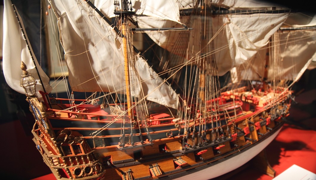 Port Louis - Schiffsmodell Museum der französischen Ostindien-Kompanie