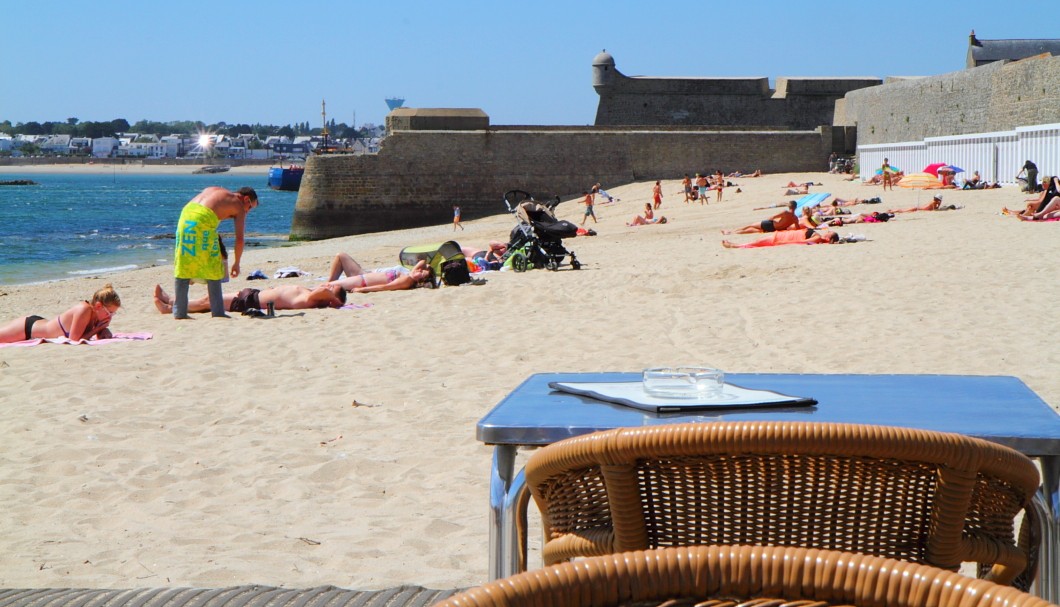 Port Louis - Strand an der Zitadelle