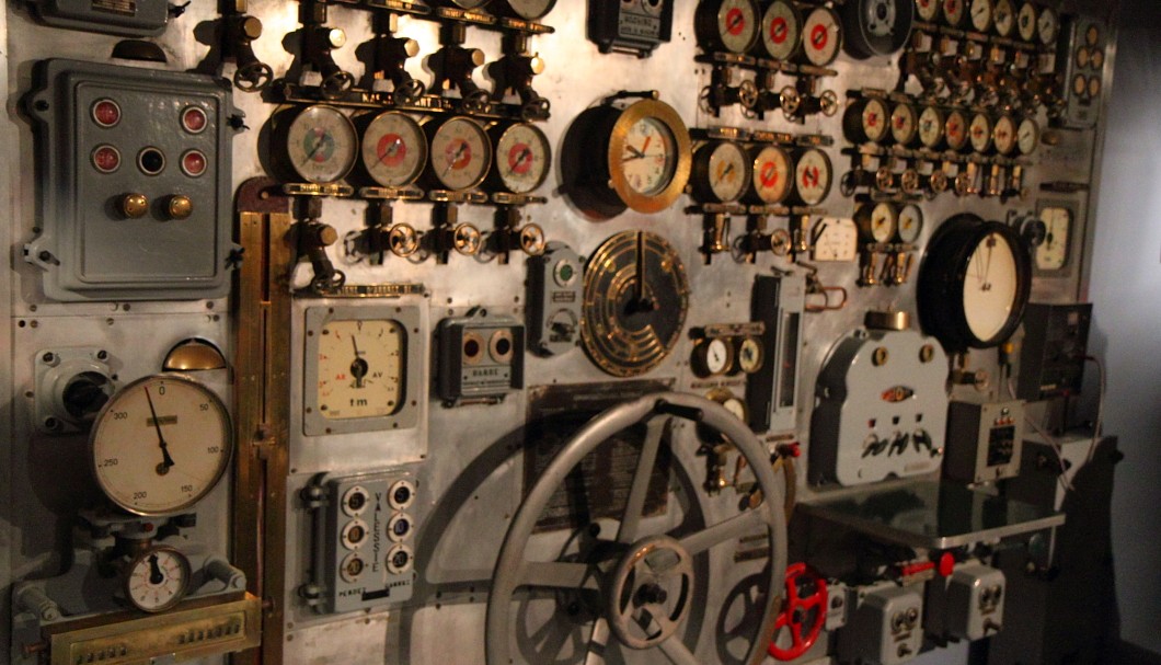 Festung Brest Museum Seefahrt - Führerstand U-Boot