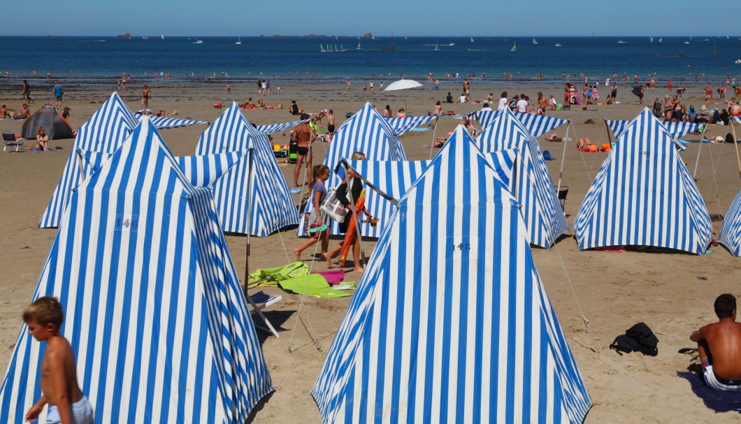 Dinard - Strandzelte