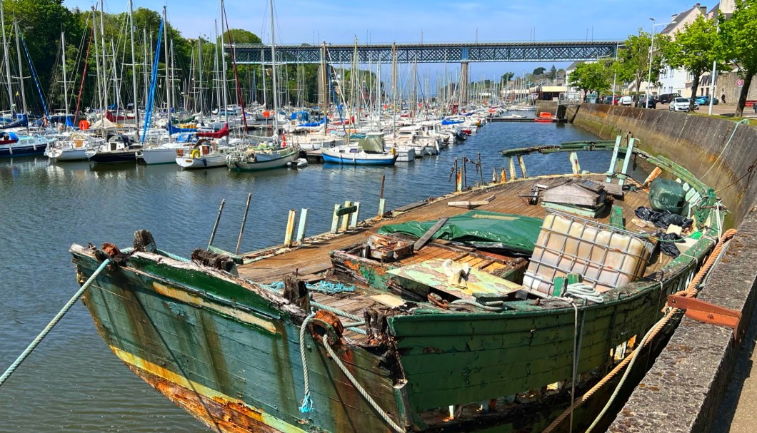 Douarnenez im Bretagne-Uraub am Meer