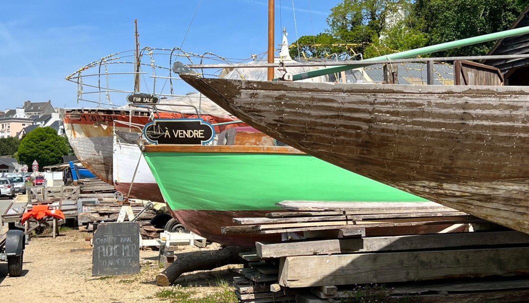 Douarnenez im Bretagne-Uraub am Meer