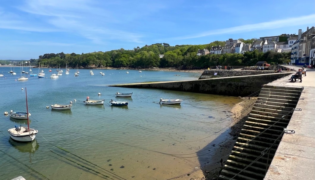 Douarnenez im Bretagne-Uraub am Meer