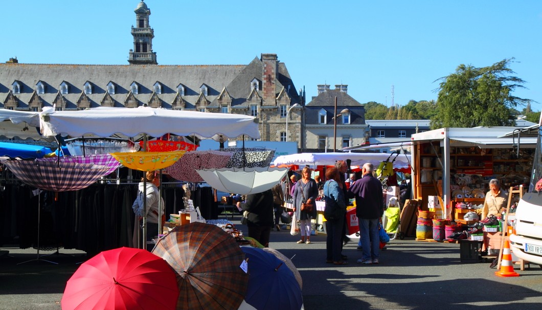 Bretagne-Urlaub in Lannion - Markttag