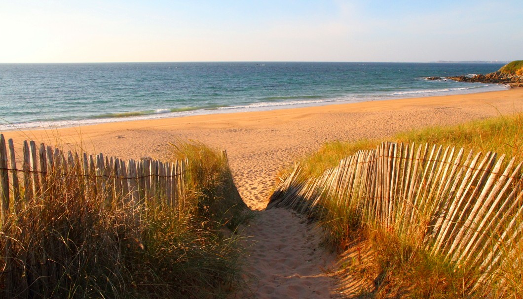 Locquirec - Der Strand Les Sables Blancs