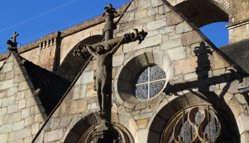 Morlaix in der Bretagne: Das Viadukt