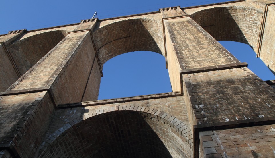 Morlaix in der Bretagne: Das Viadukt