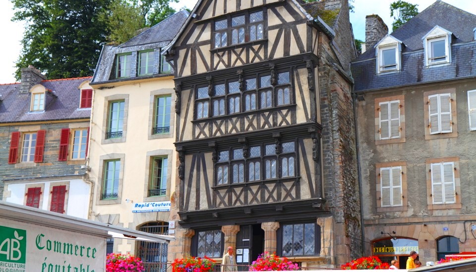 Morlaix an der Bretagne-Nordküste: Das Laternenhaus "Maison de Reine Anne".