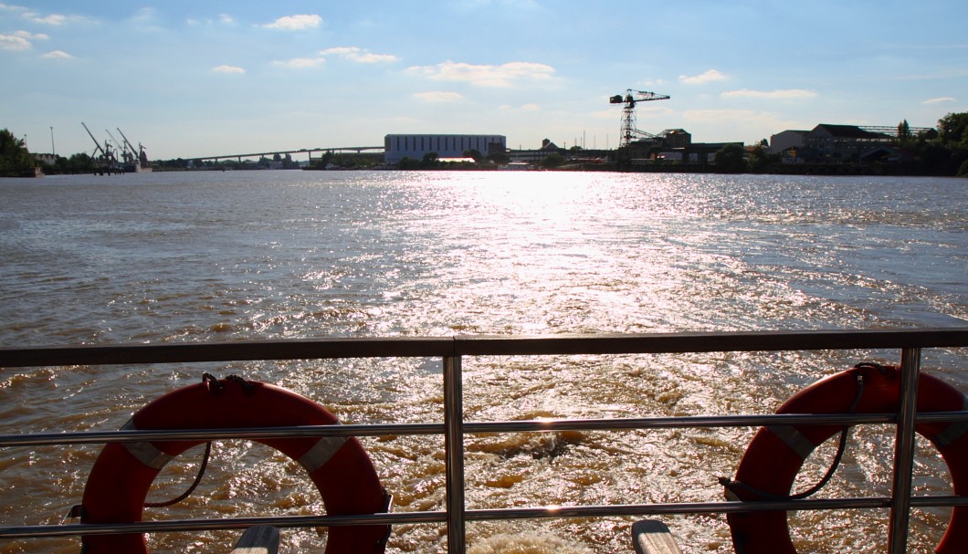 Nantes - Abendstimmung auf dem Navibus