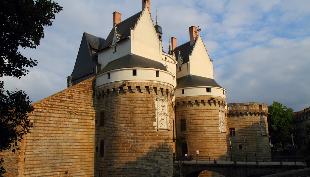 Nantes Schloss der Herzöge der Bretagne - Tour de Pied de Biche und Tour de la Boulangerie