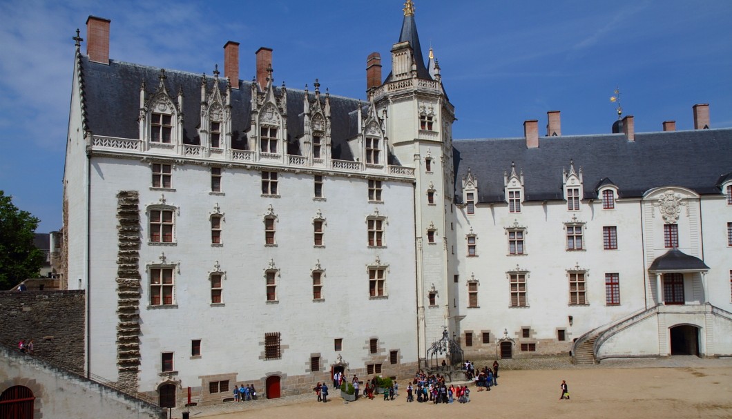 Nantes Schloss der Herzöge der Bretagne - großer Wohnbau