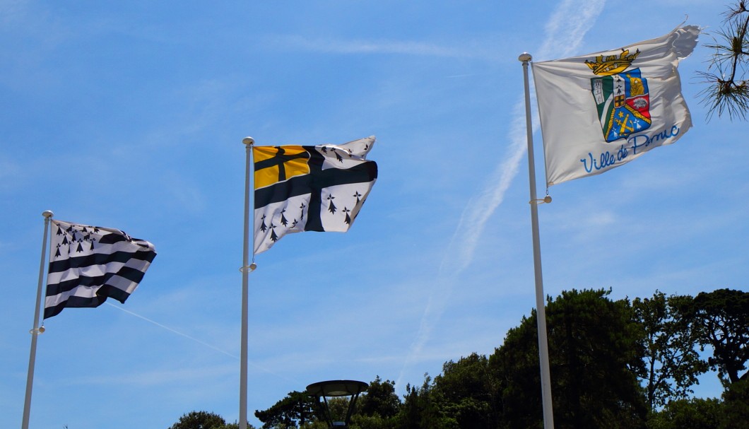 Pornic - Bretonische Flagge