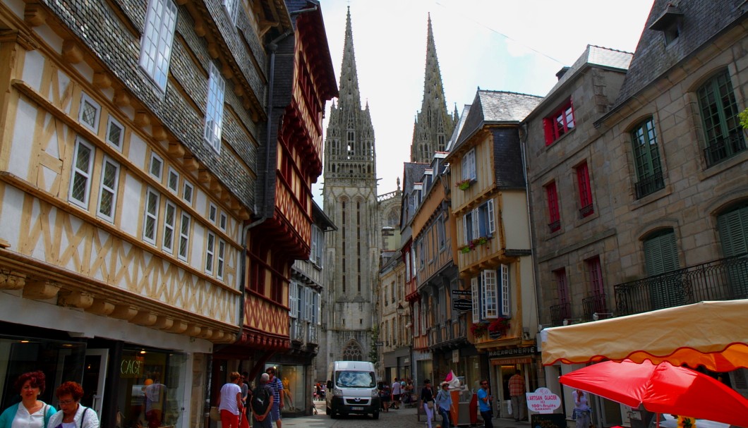 Quimper Altstadt mit Kathedrale