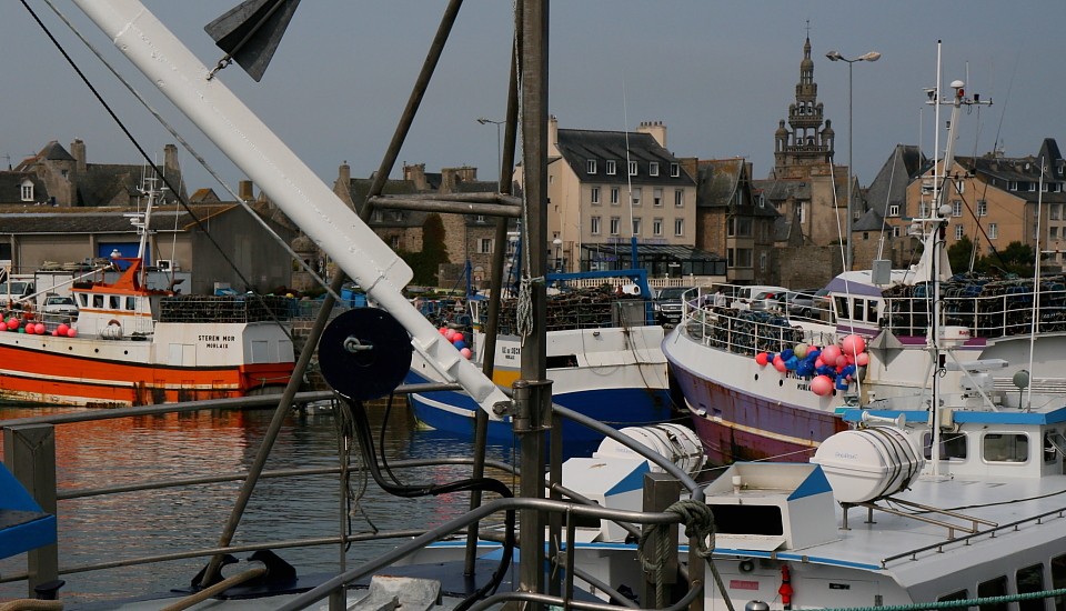 Bretagne Stadt am Meer Roscoff