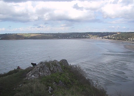 Bretagne Urlaub am Meer: Strand bei St-Michel-en-Grève