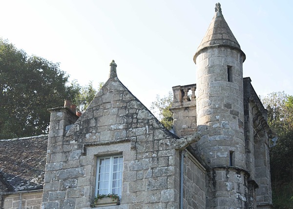 Bretagne-Architektur: Haus in St-Efflam.