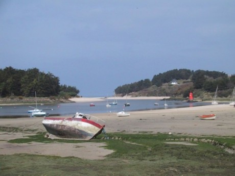 Bretagne Urlaub am Meer: Douron-Mündung bei Plestin-les-Grèves