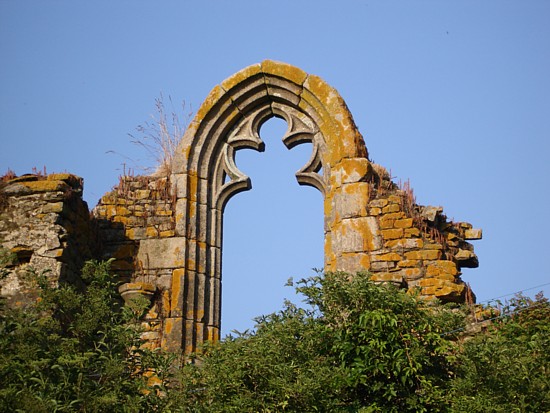 Bretagne-Burgen-Schlösser: Manoir Kermerzit.