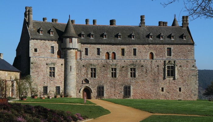 Bretagne-Schloss Roche-Jagu.