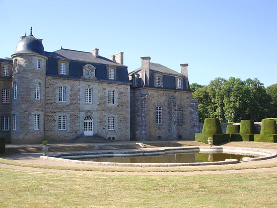 Bretagne-Schloss Rosanbo.