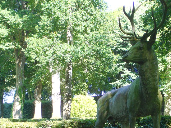 Bretagne-Schloss Rosanbo: Der Park.