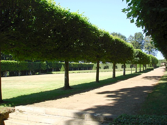 Bretagne-Schloss Rosanbo: Der Park.