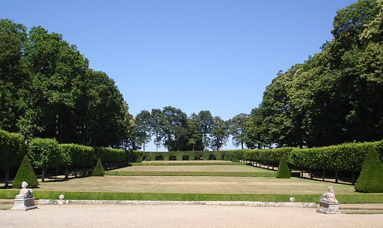 Bretagne-Schloss Rosanbo: Der Park.