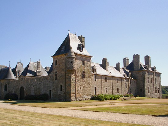 Bretagne-Schloss Rosanbo.