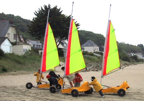 Bretagne Wassersport und Strandsport.