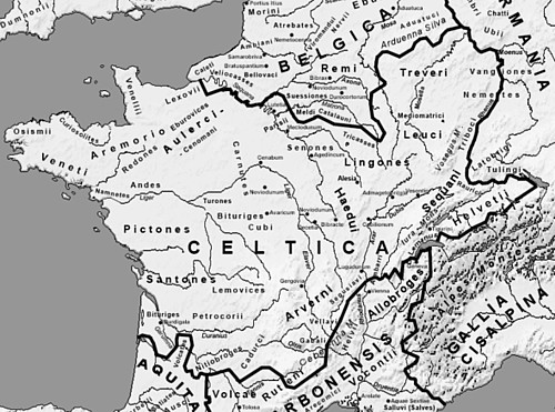 Geschichte der Bretagne: Gallien 58 v. Chr.
